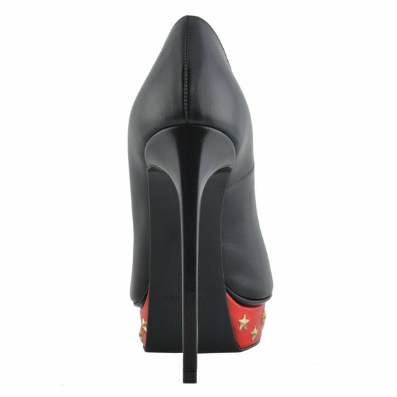 Saint Laurent Leather High Heel Pumps Shoes - Picture 3 of 7